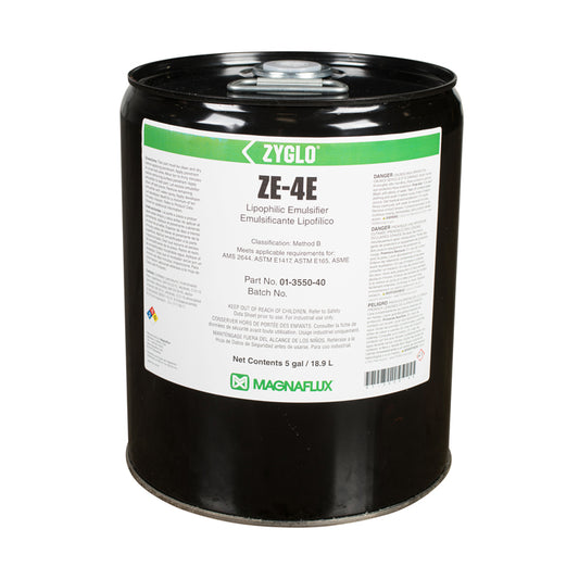 5 gallon pail of Magnaflux Zyglo ZE-4E Emulsifier