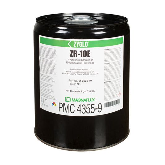 Magnaflux ZR-10E Hydrophilic Emulsifier in a 5 gallon pail