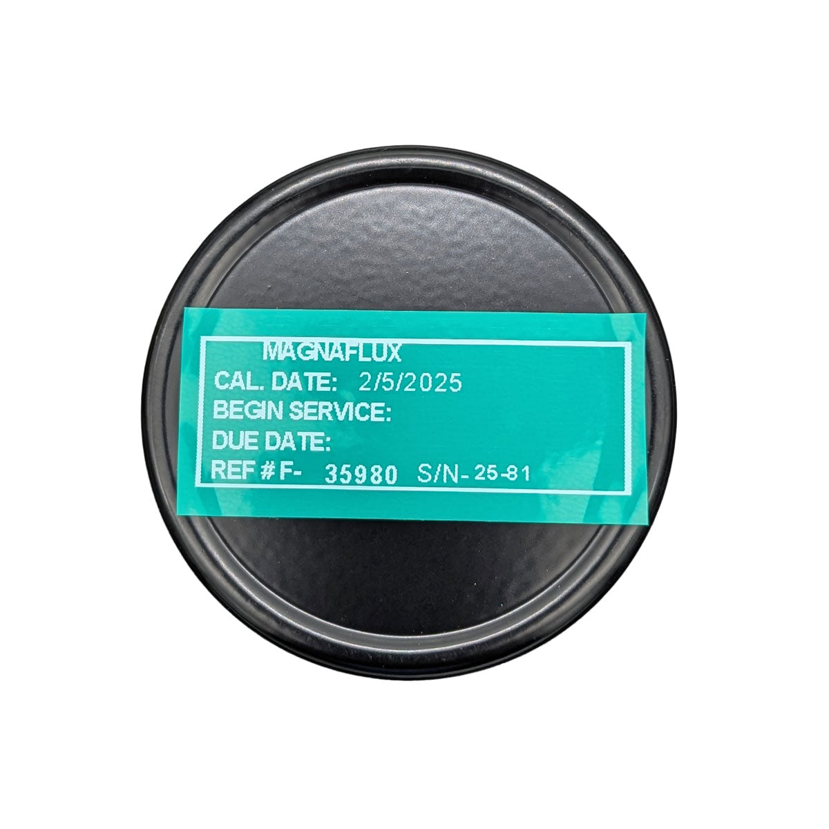 Magnaflux 10 Gauss Calibrated Magnetic Field Indicator with calibration certificate, highlighting its reliability in quality control.