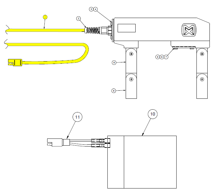 Cord Assembly - Y-8 Yoke