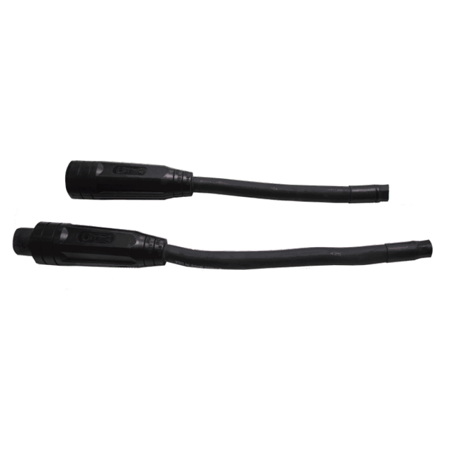 Magnaflux 15 ft. (4.57 m) Cable QC-F and QC-M quick connectors, featuring rubber coverage for flexibility and durability, ideal for various applications.
