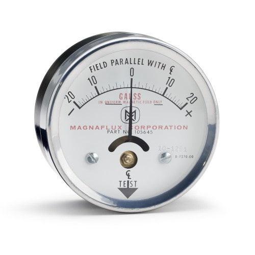 Magnaflux 20 Gauss magnetic field indicator with a plus or minus 20 gauss range.