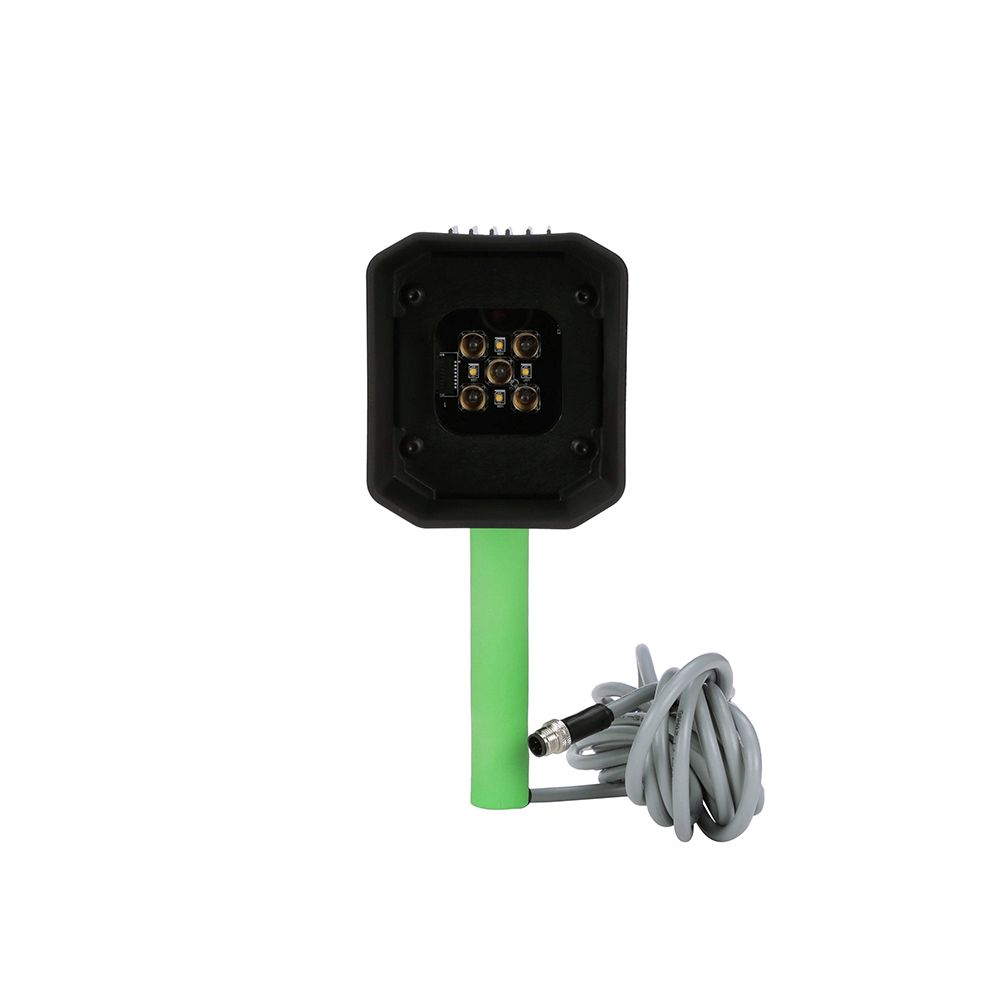 Back view of the Magnaflux EV6500 High-Intensity, Dual Light LED UV Lamp, highlighting the LED array and sturdy build for effective inspections.