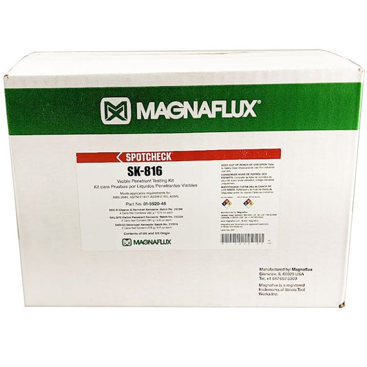 Magnaflux SK-816 Visible Penetrant Test Kit packaging