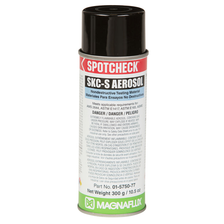 A single aerosol container of Magnaflux SKC-S Penetrant Inspection Cleaner / Remover