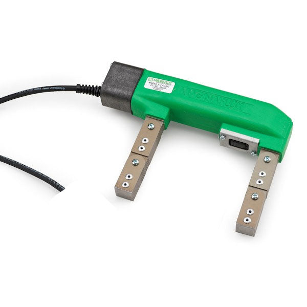Magnaflux Y-7 AC/DC Yoke - 230V displaying the compact design and magnetic legs for surface and sub-surface testing.