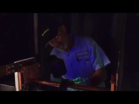 A video showing the Magnaflux EV6000 being used for fluorescent penetrant inspection.