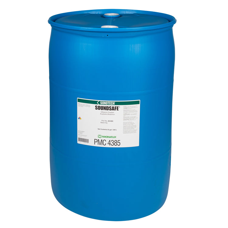 Magnaflux Sonotech Soundsafe in a 55 gallon drum