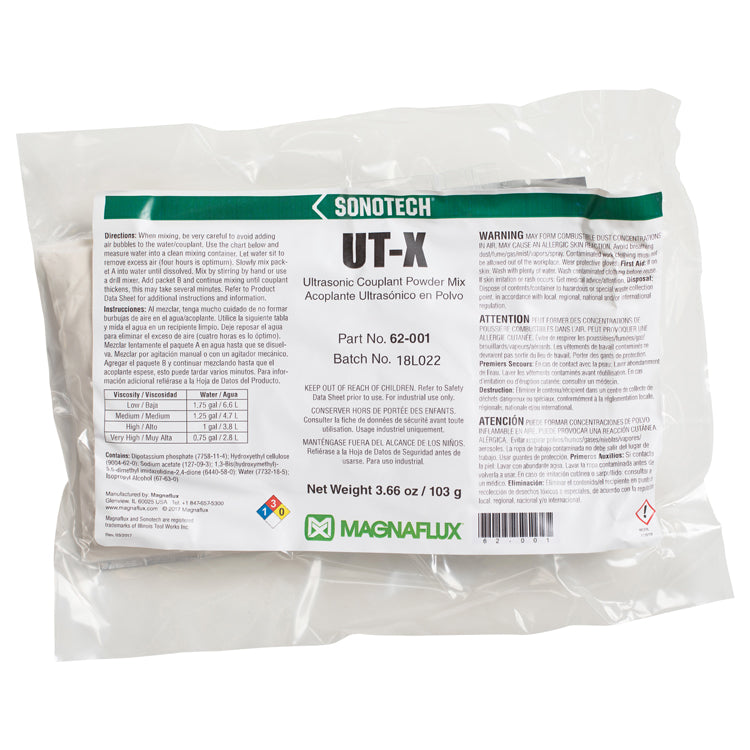 A single package of Magnaflux Sonotech UT-X