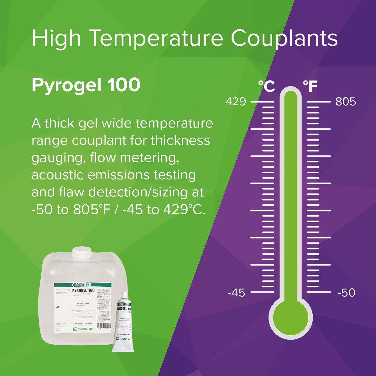 Magnaflux Pyrogel 100 Ultrasonic Couplant