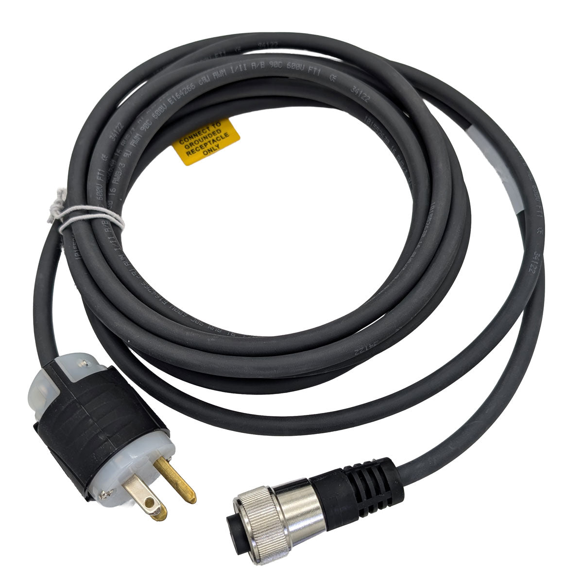 Replacement cord for Magnaflux Y-2 Yoke featuring a NA Type B plug, designed for efficiency and durability.